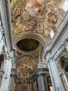 chiesa sant'Ignazio di Loyola Roma, interno