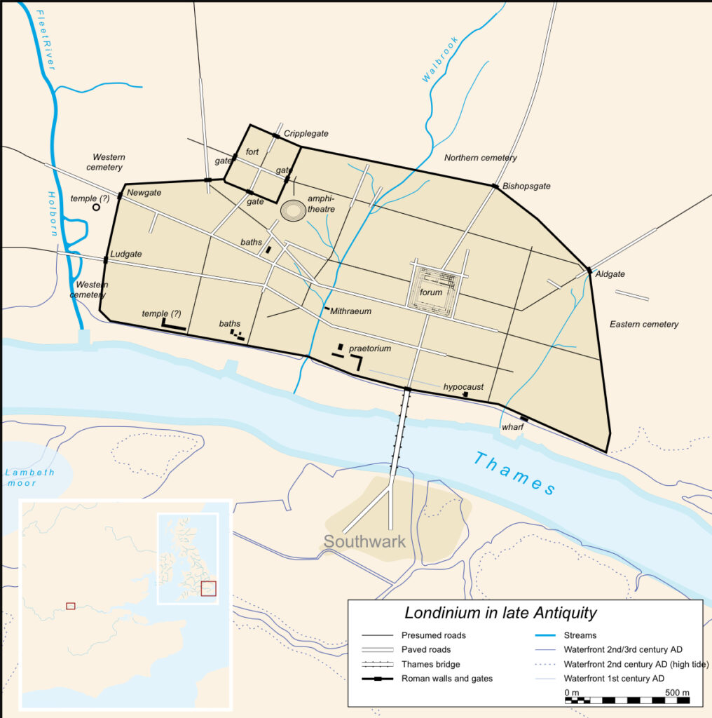 mappa-londinium-epoca- romana