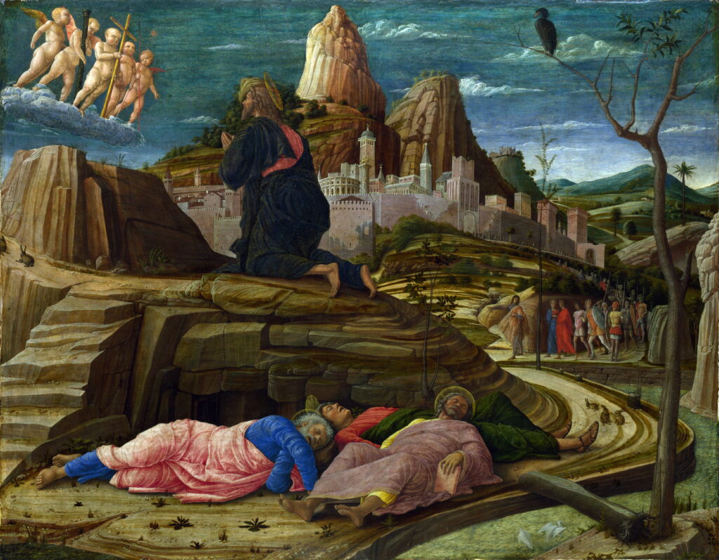 Andrea Mantegna, La preghiera nell'orto, National Gallery Londra