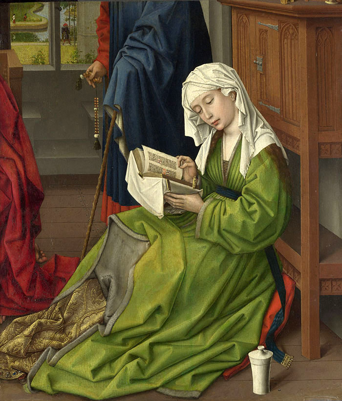 Rogier van der Weyden, La Maddalena che legge, National Gallery Londra
