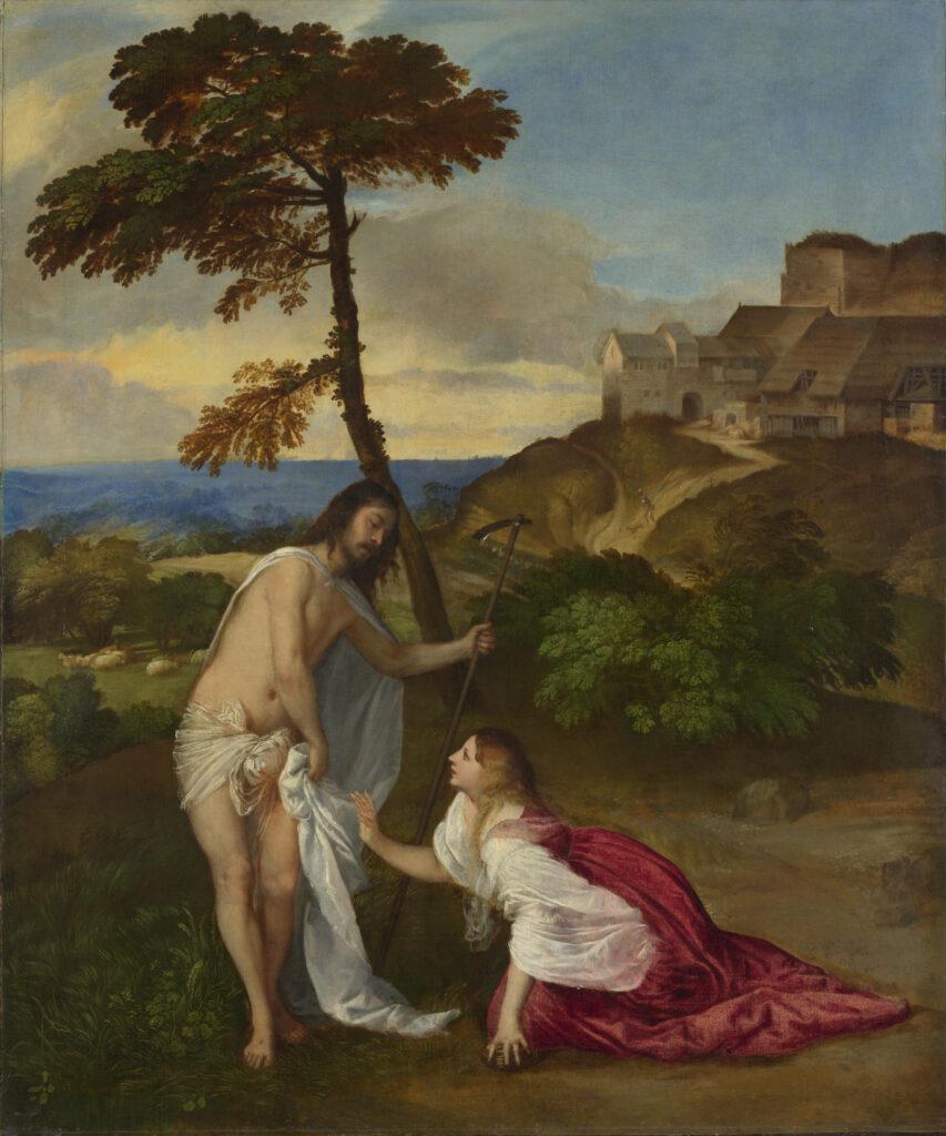 Tiziano, Noli me tangere, 1514, National Gallery Londra