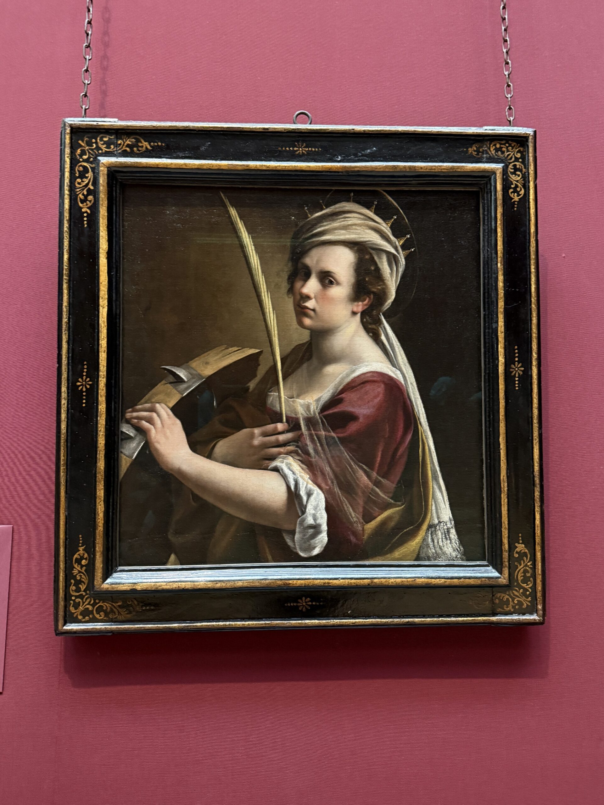 Artemisia Gentileschi, Autoritratto come Santa Caterina d'Alessandria, National Gallery Londra
