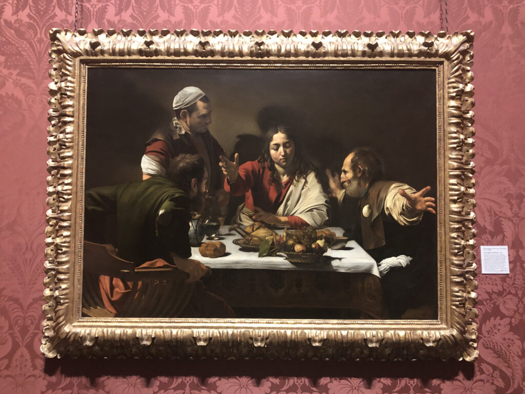 Caravaggio, Cena in Emmaus, 1601, National Gallery Londra