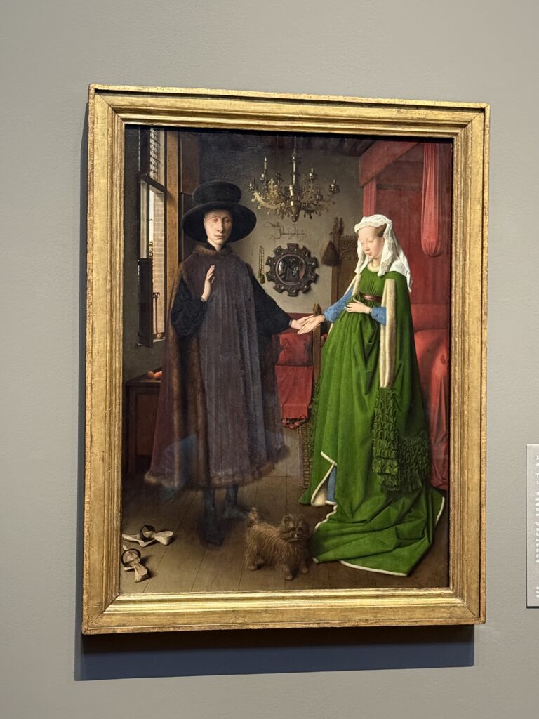 Jan van Eyck, I coniugi Arnolfini, 1434, National Gallery, Londra