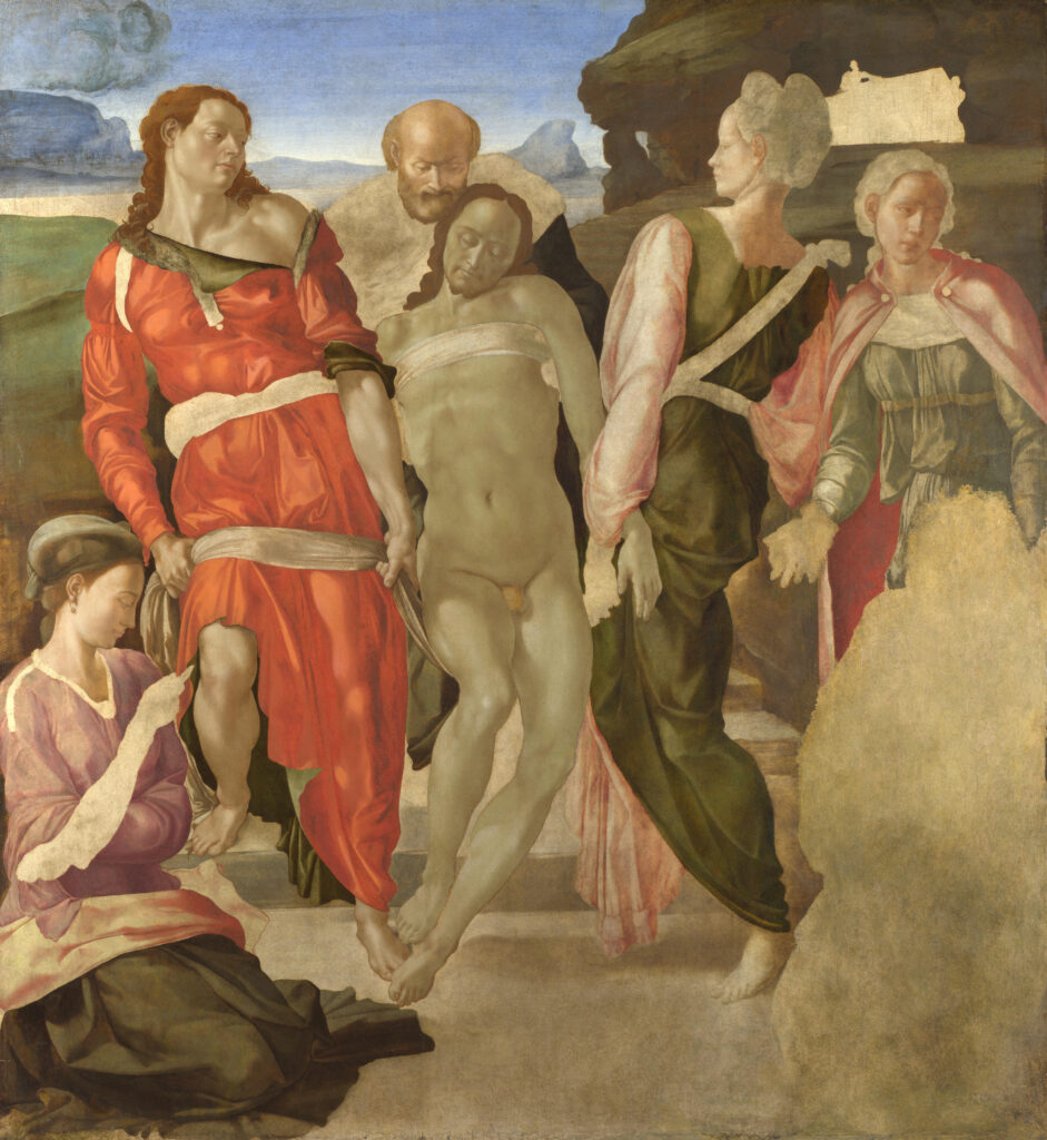 Michelangelo, La deposizione nel sepolcro, National Gallery Londra
