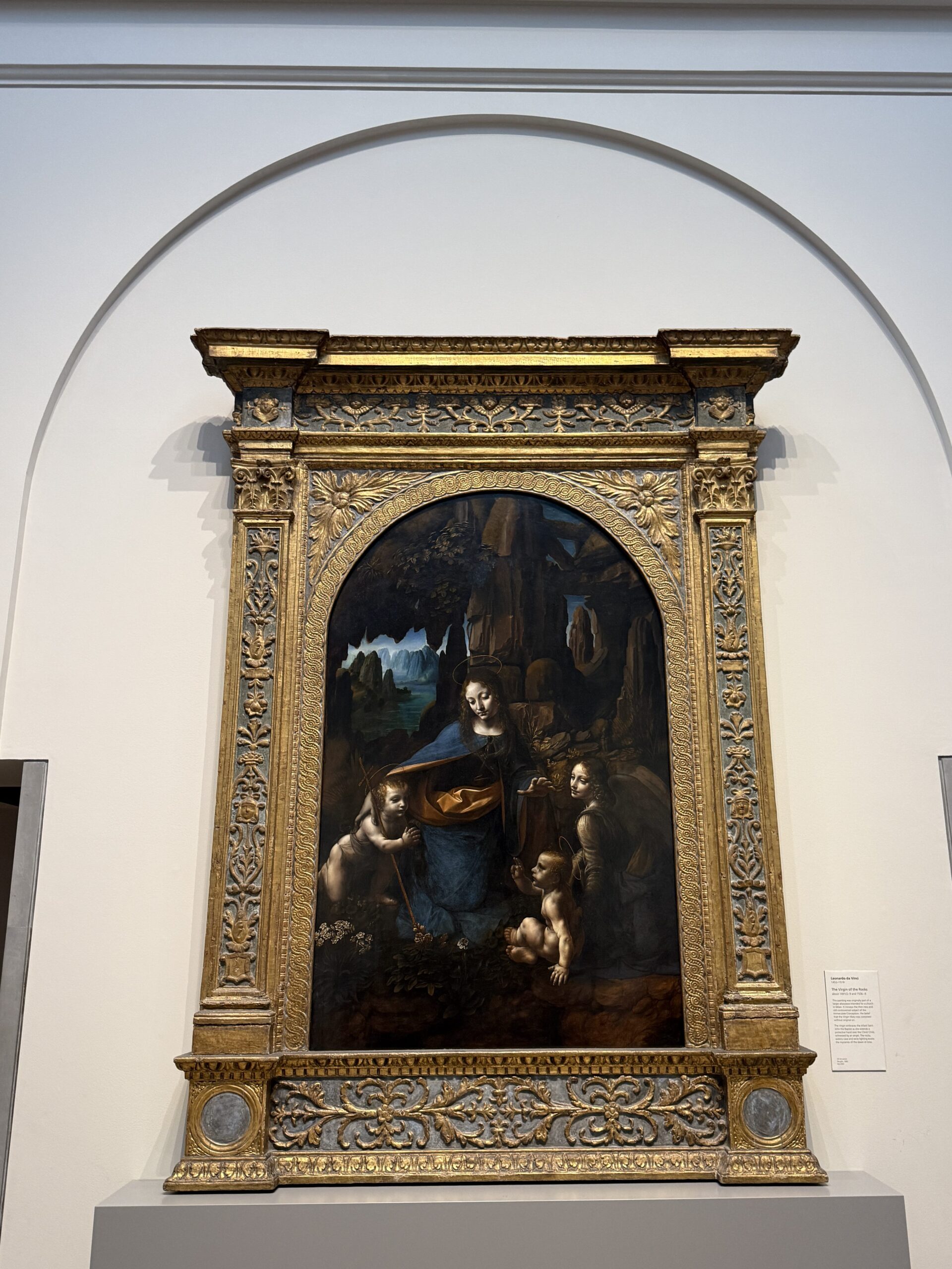 Leonardo da Vinci, La Vergine delle Rocce, National Gallery Londra